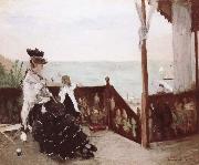 Berthe Morisot Seaside USA oil painting artist